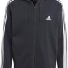 adidas Men’s Essentials Fleece 3-Stripes Full-Zip