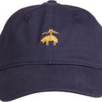 Brooks Brothers Mens Classic 100% Cotton Twill Baseball Cap - Woven Logo One-Size...