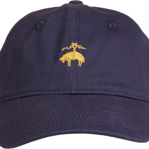Brooks Brothers Mens Classic 100% Cotton Twill Baseball Cap – Woven Logo One-Size…