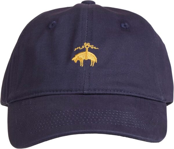 Brooks Brothers Mens Classic 100% Cotton Twill Baseball Cap – Woven Logo One-Size…