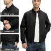 Rdruko Men’s Lightweight Jackets Casual Windbreaker Light Fall Spring Golf Stylish…