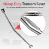 JY PERFORMANCE Universal Transom Saver, Adjustable Boat Transom Saver for Outboards…