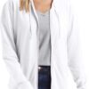 Hanes Womens Slub Knit Full-Zip Hoodie, Textured Cotton Zip-Up T-Shirt Hoodie for Women