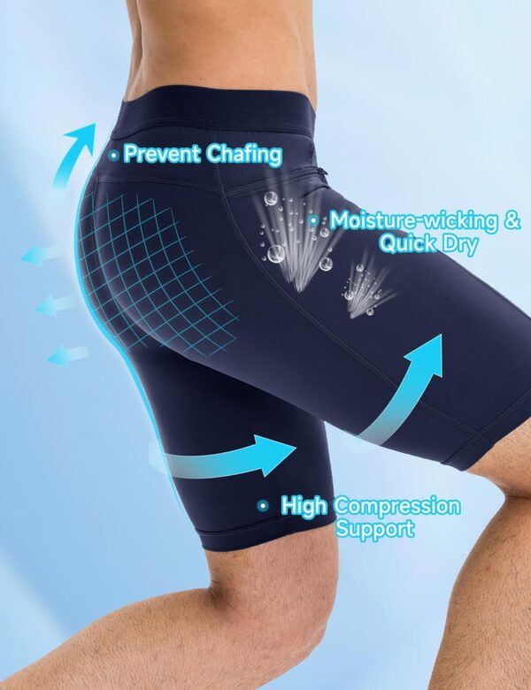 SPVISE Compression Shorts Men Spandex Running Workout Athletic Shorts Cooling…