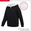 New Balance Boys’ Sweatshirt – Soft Fleece Full Zip Up Sherpa-Lined Hoodies for Boys -…