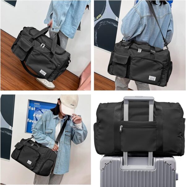 Sports Gym Duffel Bag with Shoes Compartment and Dry Wet Separated Pocket…