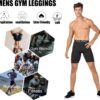 YUSHOW Mens Compression Shorts with Pocket Spandex Sports Running Quick Dry Shorts…