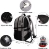 SHRRADOO Anti Theft Laptop Backpack Travel Backpacks with usb Charging Port…