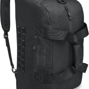 G4Free 70L Large Tactical Duffle Bag Men Sports Gym Backpack with Shoes…
