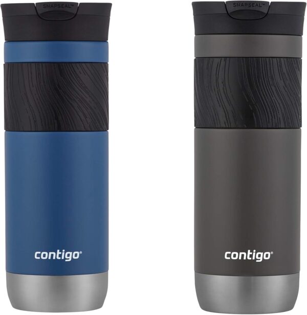 Contigo Byron Vacuum-Insulated Stainless Steel Travel Mug with Leak-Proof Lid,…