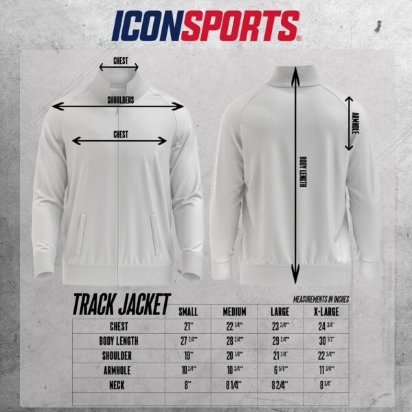 Icon Sports Men’s Centering Full-Zip Track Jacket
