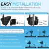 0101278401 Trolling Motor Shaft Mount Transducer Bracket for Garmin Panoptix Live…