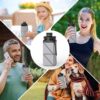 Collapsible Water Bottles,420ml Foldable Water Bottle BPA Free Reusable Lightweight…