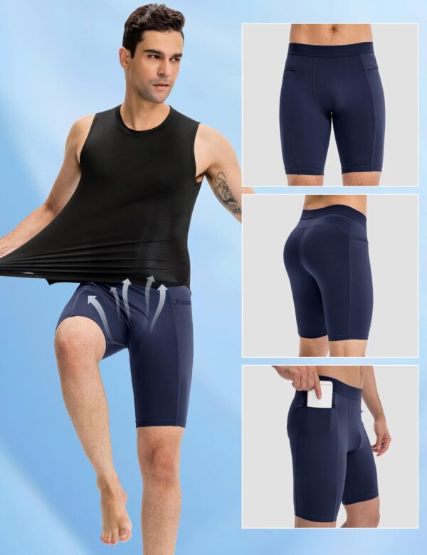 SPVISE Compression Shorts Men Spandex Running Workout Athletic Shorts Cooling…
