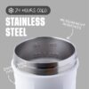 BlenderBottle Strada Shaker Cup Insulated Stainless Steel Water Bottle with Wire…