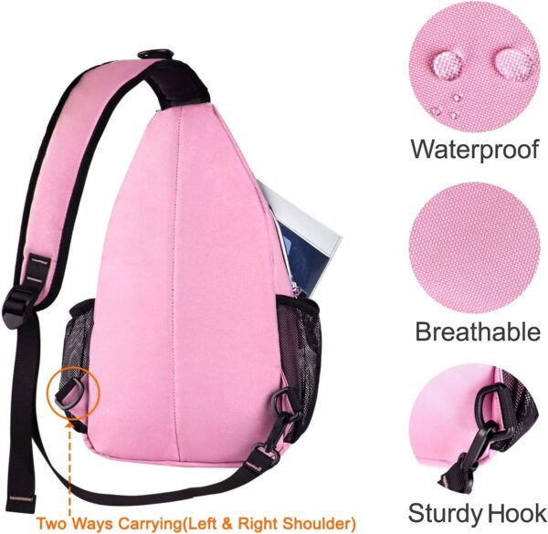 MOSISO Sling Backpack, Multipurpose Crossbody Shoulder Bag Travel Hiking Daypack