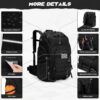 Maelstrom Tactical Backpack for Men, 40L Military Backpack,Water Resistant…