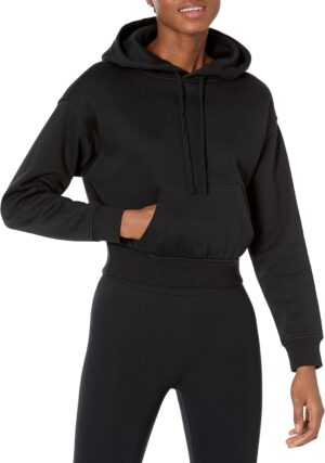 Amazon Essentials Womens Hoodies – Crop Pullover Sweatshirt (Available in Plus Size)