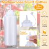 Xinnun 24 Pcs Plastic Condiment Squeeze Bottles Squeeze Leak Proof Multipurpose Squirt…