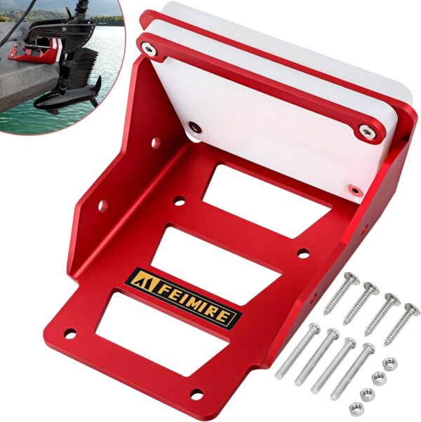 Aluminum Transom Trolling Motor Mount for Kayak, Trolling Motor Transom Mount, Transom…