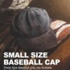 Zylioo Small Size Washed Baseball Cap,Petite Denim Sports Cap,Adjustable Little Fade…