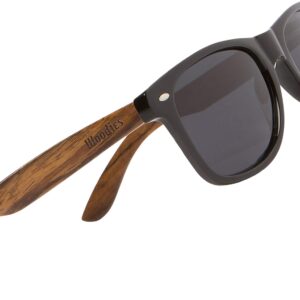 Woodies Walnut Wood Sunglasses with Dark Polarized Lenses for Men and Women | 100%…