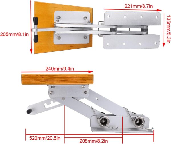 Motor Mounting Bracket,Outboard Motor Mount 2 Stroke Heavy Duty Marine Board…