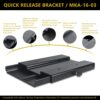 1854035 MKA-16-03 Quick Release Bracket, Trolling Motor Quick Release Mount Compatible…