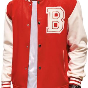 COOFANDY Men’s Varsity Jacket Wool Blend Letterman Bomber Jacket Baseball Lightweight…