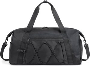 BAGSMART Small Gym Bag With Shoe Compartment & Wet Pocket, Lightweight…