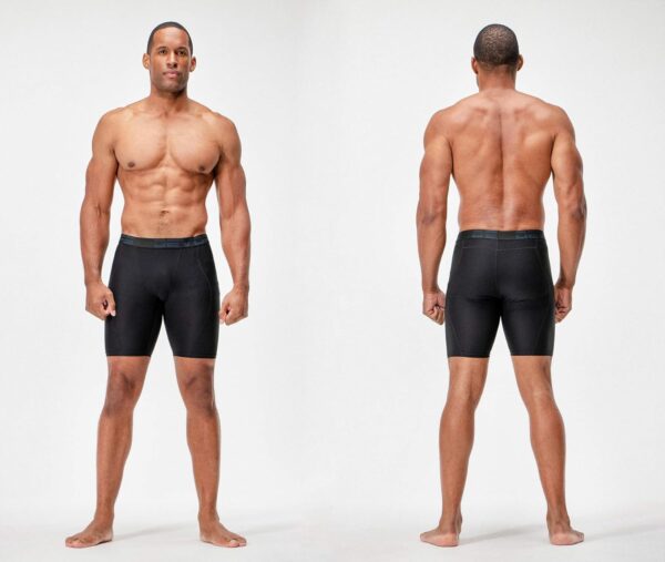 DEVOPS 3 or 5 Pack Compression Shorts Men Spandex Sport Shorts Athletic Workout…