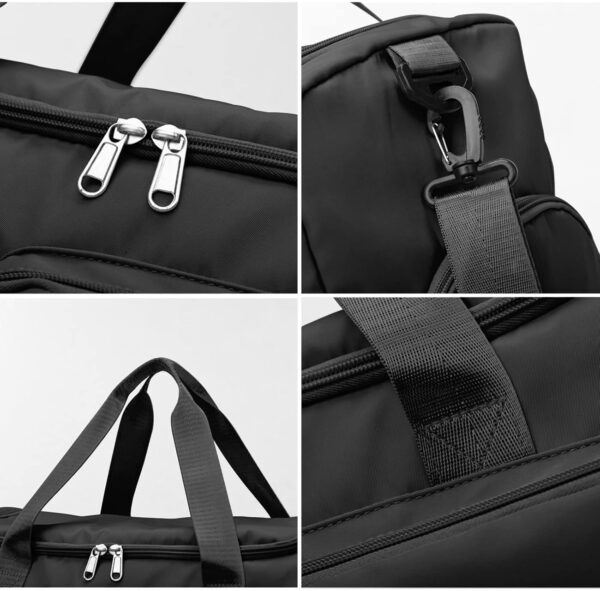 Sports Gym Duffel Bag with Shoes Compartment and Dry Wet Separated Pocket…