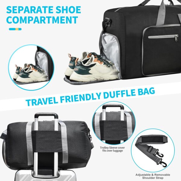 Felipe Varela Duffle Bag with Shoes Compartment and Adjustable…