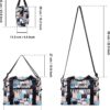 HUA ANGEL Travel Duffel Bag – Medium Size Weekend Overnight Tote Bag for…