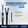 Five Oceans Transom Saver, Transom Savers for Outboard Motor, Adjustable Boat Motor…
