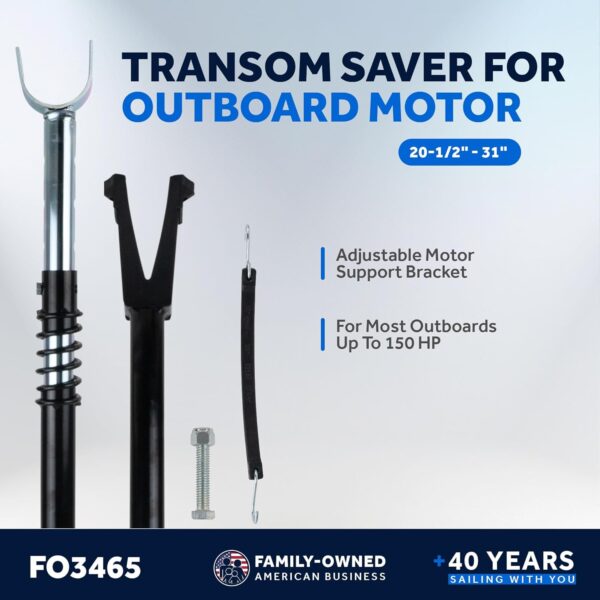 Five Oceans Transom Saver, Transom Savers for Outboard Motor, Adjustable Boat Motor…