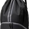 Hoedia Sports Drawstring Backpack - String Swim Gym Bag with Shoes...