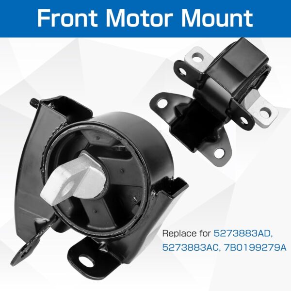 Engine Motor & Trans Mount Kit Compatible with Chrysler Town & Country | Dodge Grand…