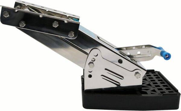 Outboard Motor Bracket Auxiliary Stainless Steel 20HP Heavy Duty Mounting Adjustable…