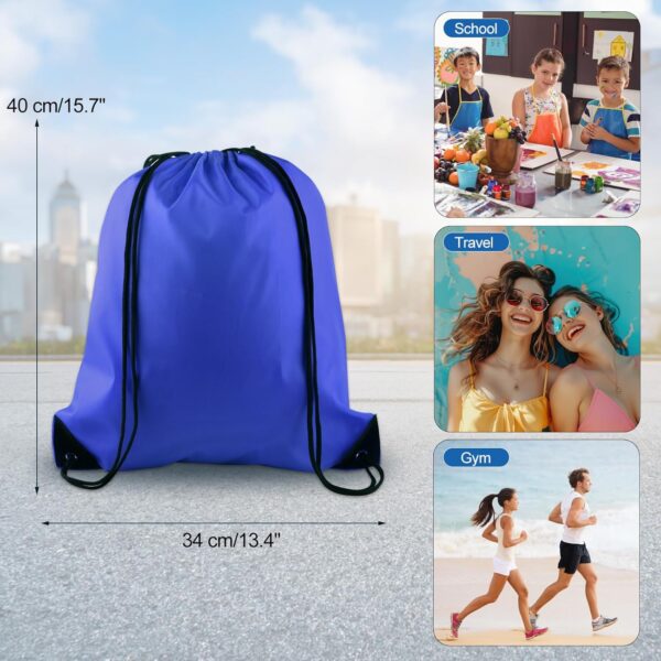 KUUQA 25Pcs Drawstring Backpack Bags String Backpack Sport Bag Sack Cinch…
