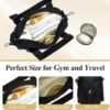 CAMTOP Mini Gym Bag for Women, Small Gym Tote Bag Puffy Quilted Sports…