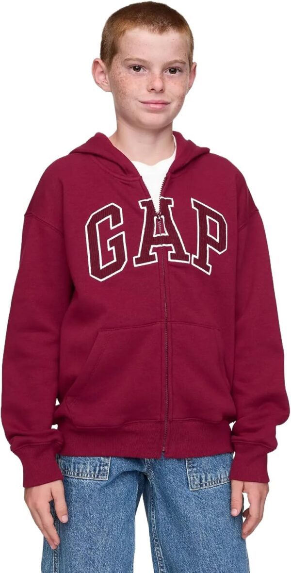 GAP Boys’ Heritage Logo Full Zip Fleece Goodie