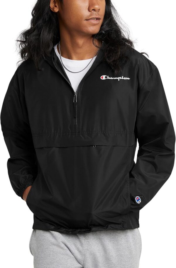 Champion Men’s Jacket, Stadium Packable Wind and Water Resistant Jacket (Reg. Or Big &…