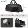 Gym Duffle Bag Waterproof Sports Duffel Bags Travel Weekender Bag for Men…
