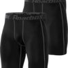 Roadbox 1 or 2 Pack Compression Shorts for Men, Athletic Workout Performance...