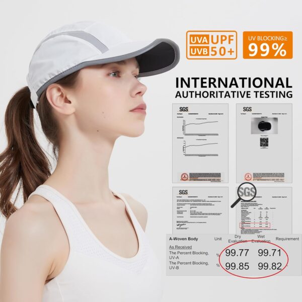 GADIEMKENSD Reflective Folding Outdoor Hat Unstructured Design UPF 50+ Sun Protection…