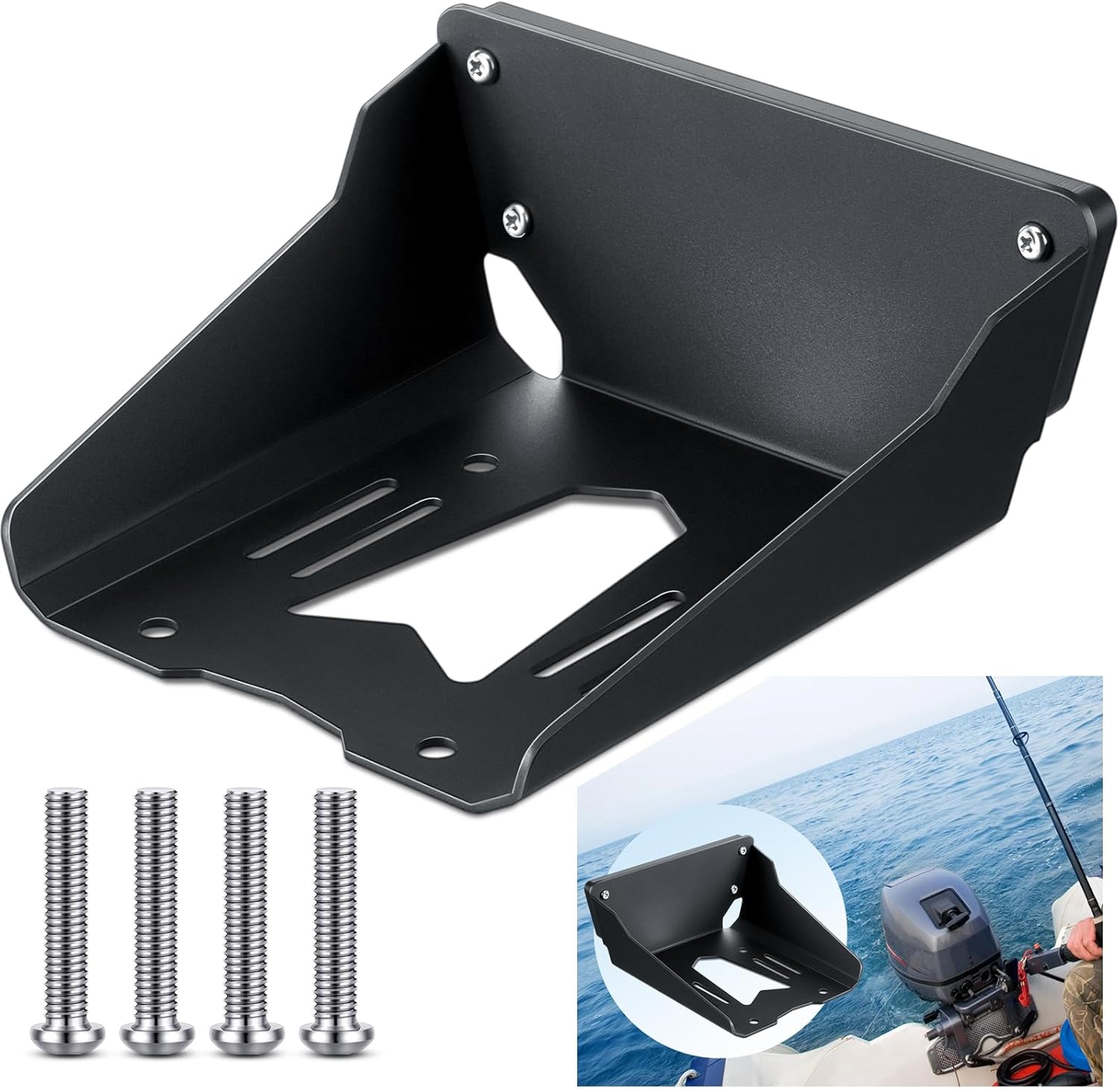Thenshop Transom Trolling Motor Mount for Kayak Trolling Motor Transom Mount...