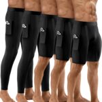 Niksa 1/2/4/5 Pack Compression Shorts Men, Spandex Running Shorts Athletic Workout...
