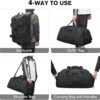 G4Free 70L Large Tactical Duffle Bag Men Sports Gym Backpack with Shoes…