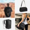 Gym Duffle Bag for Men Women, Travel Duffel Bag Backpack with Shoe…